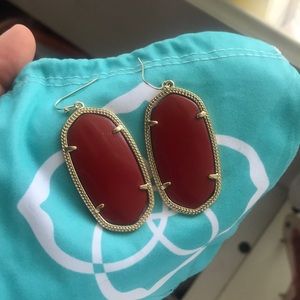 Kendra Scott Danielle Earrings in Red
